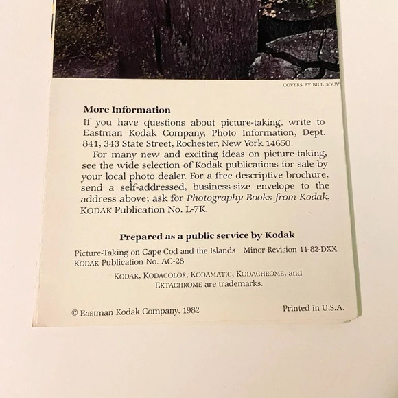 Vintage 1982 Picture Taking on Cape Cod and The Islands Brochure Pamphlet - Picture 3 of 15